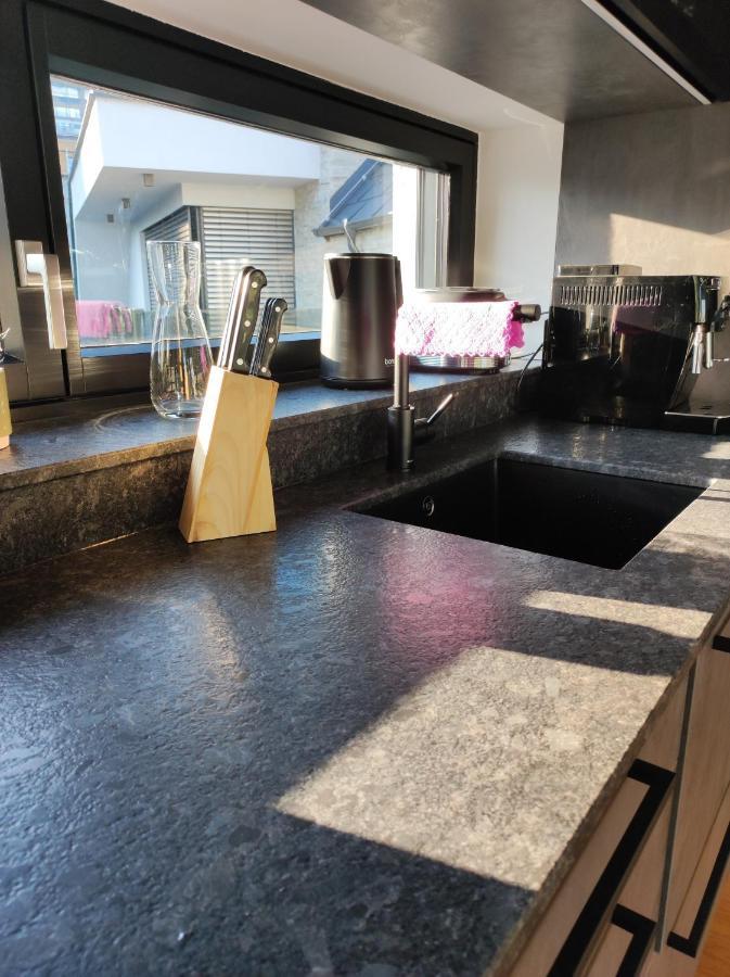 Luxurioeses Penthouse Mit Blick Auf Die Uno-City Und Dem Kaiserwasser. 3Schlafzimmer, 2 Baeder, Privat Lift Ins Apartment Bécs Kültér fotó